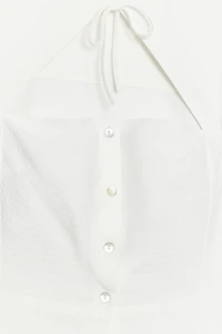BOW CUT-OUT TOP