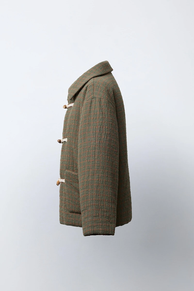 PLAID FIREMAN CLASP JACKET