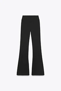 SEAMLESS NYLON FLARE PANTS