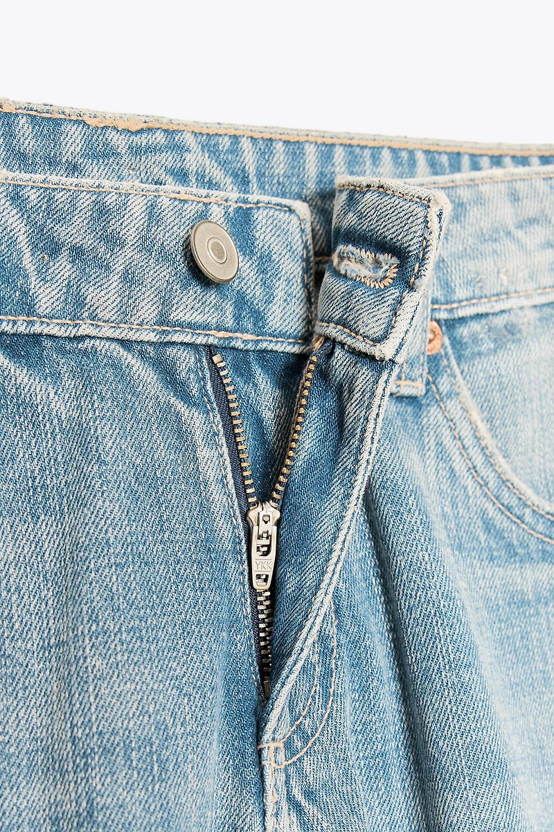 TRF LOW RISE WIDE LEG JEANS
