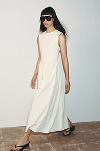 COMBINATION MIDI DRESS