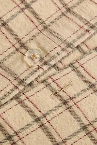 HOUSSE DE COUETTE FLANELLE CARREAUX