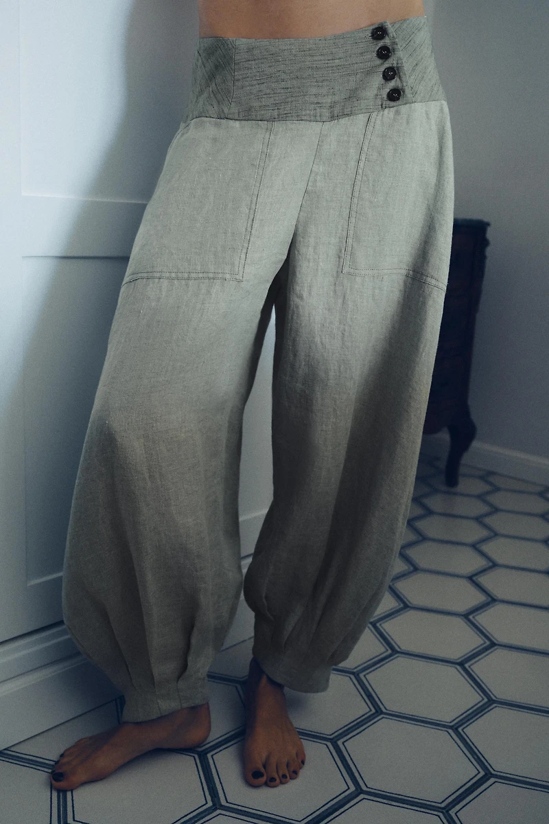 100% LINEN PANTS