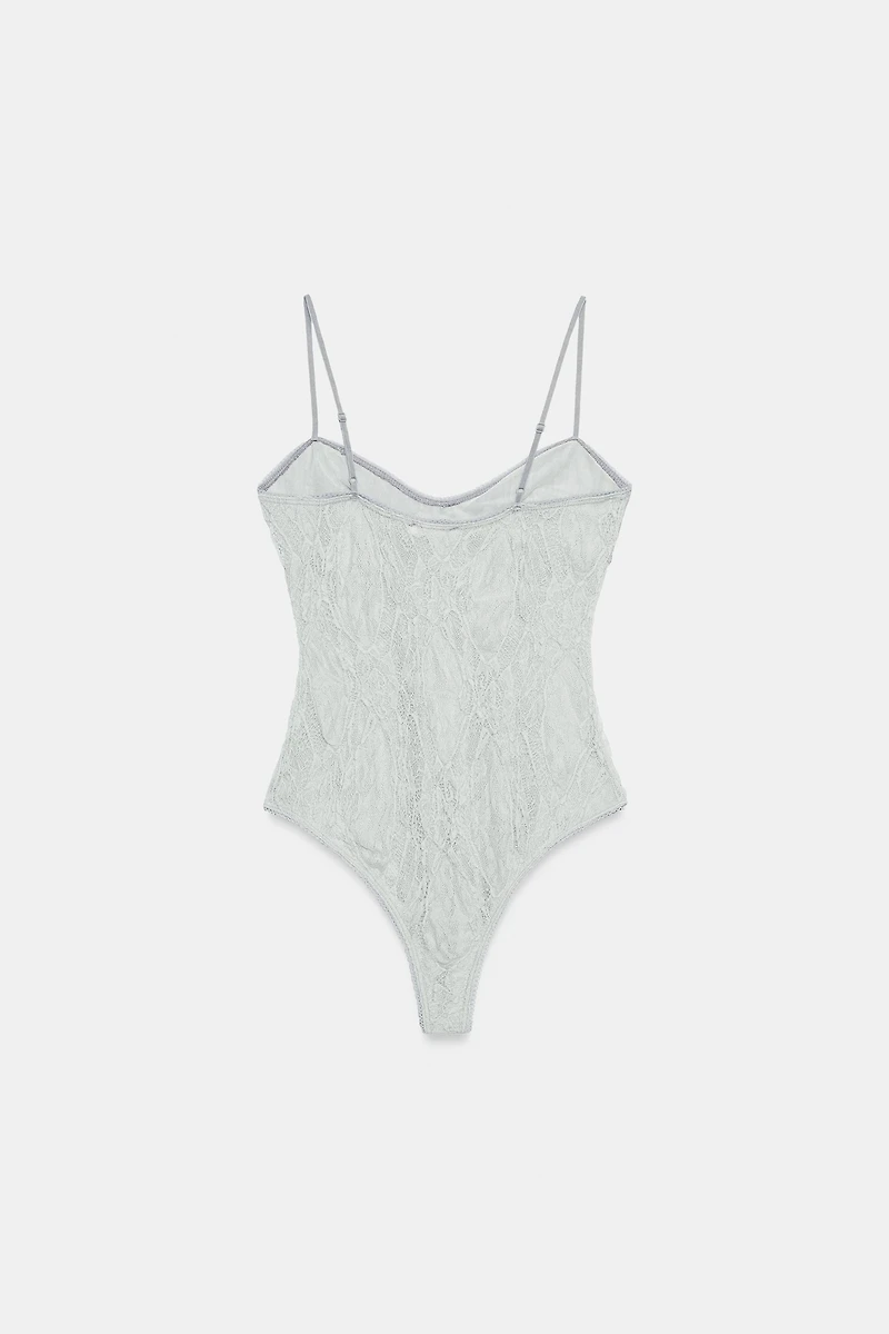 COMBINATION LACE BODYSUIT