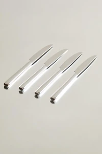 SET OF SHINY STEEL KNIVES (SET OF 4)