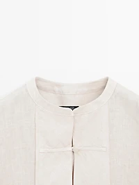Waistcoat with buttoned chest detail