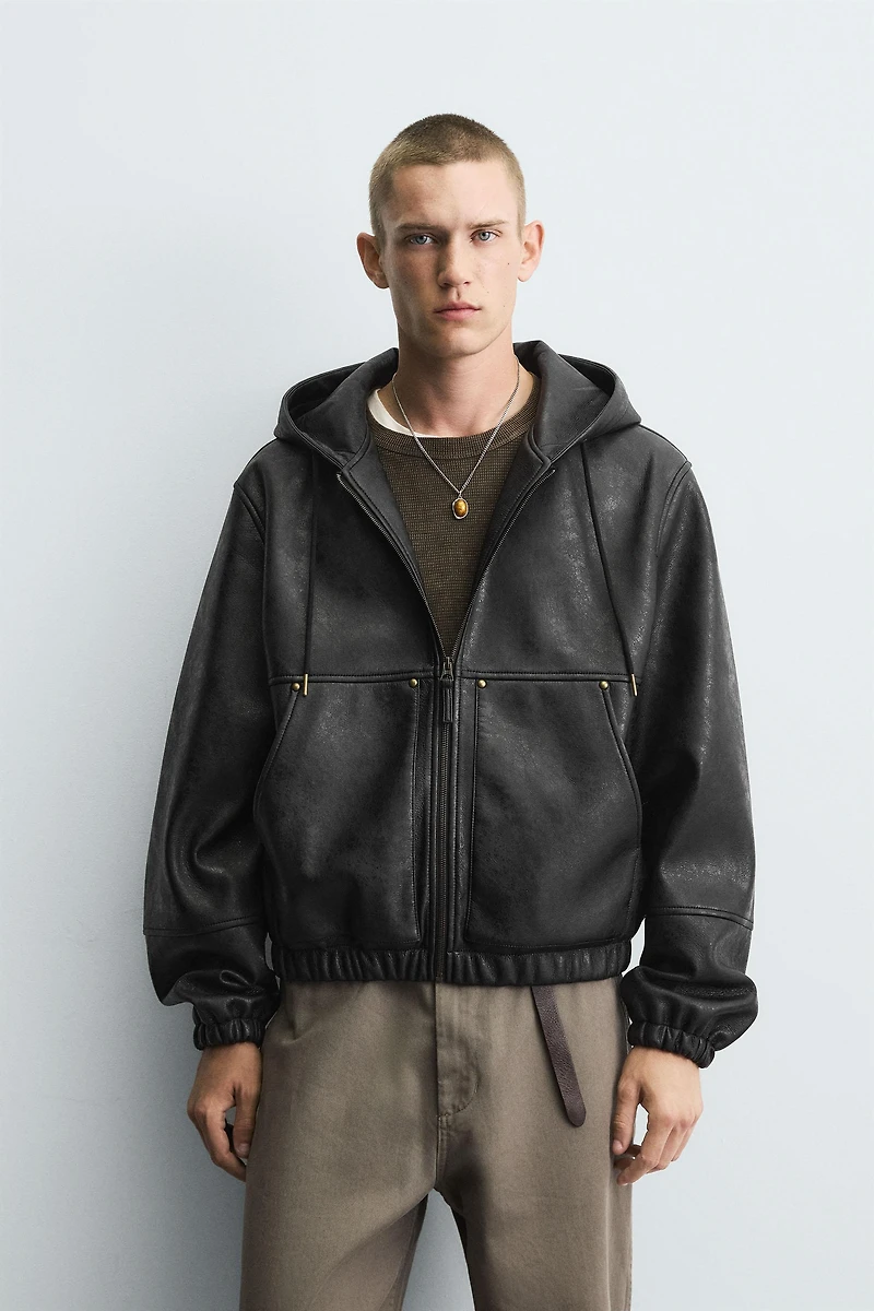 BLOUSON AVEC CAPUCHE