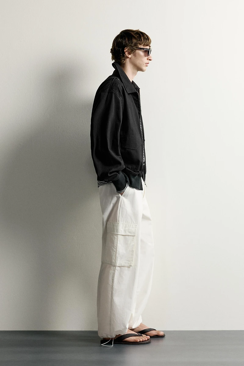 RELAXED-FIT JACKET WITH TABS