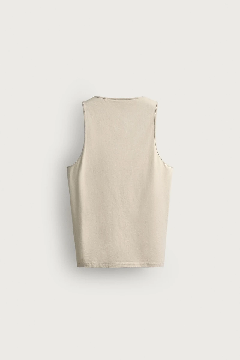 DÉBARDEUR REGULAR FIT MEDIUM WEIGHT