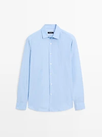 Regular-fit 100% cotton shirt