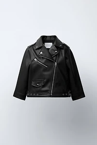 FAUX LEATHER JACKET