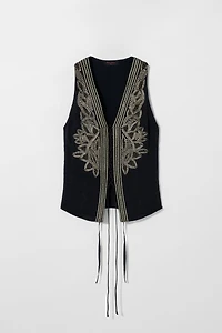 EMBROIDERED VEST KATE MOSS X ZARA