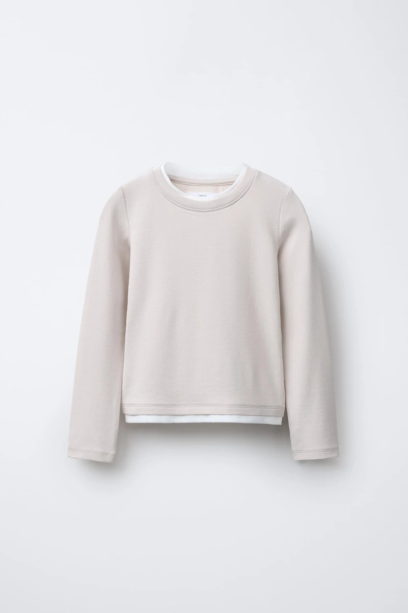 DOUBLE T-SHIRT WITH MODAL