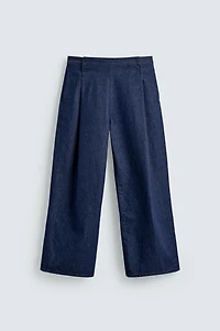 WIDE-LEG DENIM TROUSERS HARRY LAMBERT FOR ZARA X DISNEY