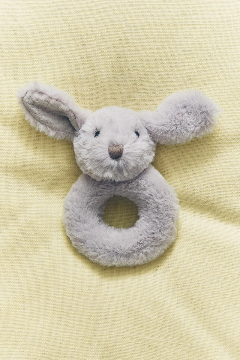 CHILDREN’S BUNNY PLUSH TOY RATTLE