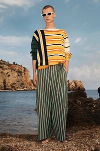 LIMITED EDITION COMBINATION STRIPED SWEATER
