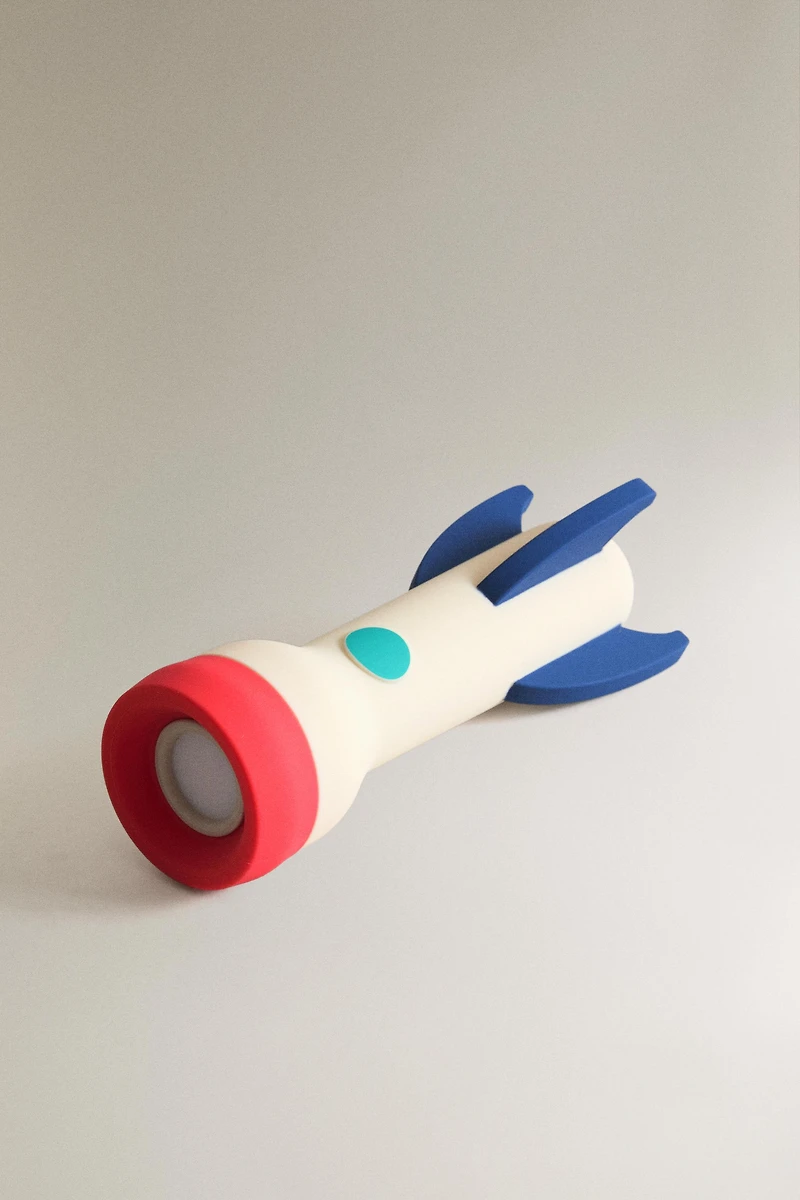 KIDS' ROCKET FLASHLIGHT