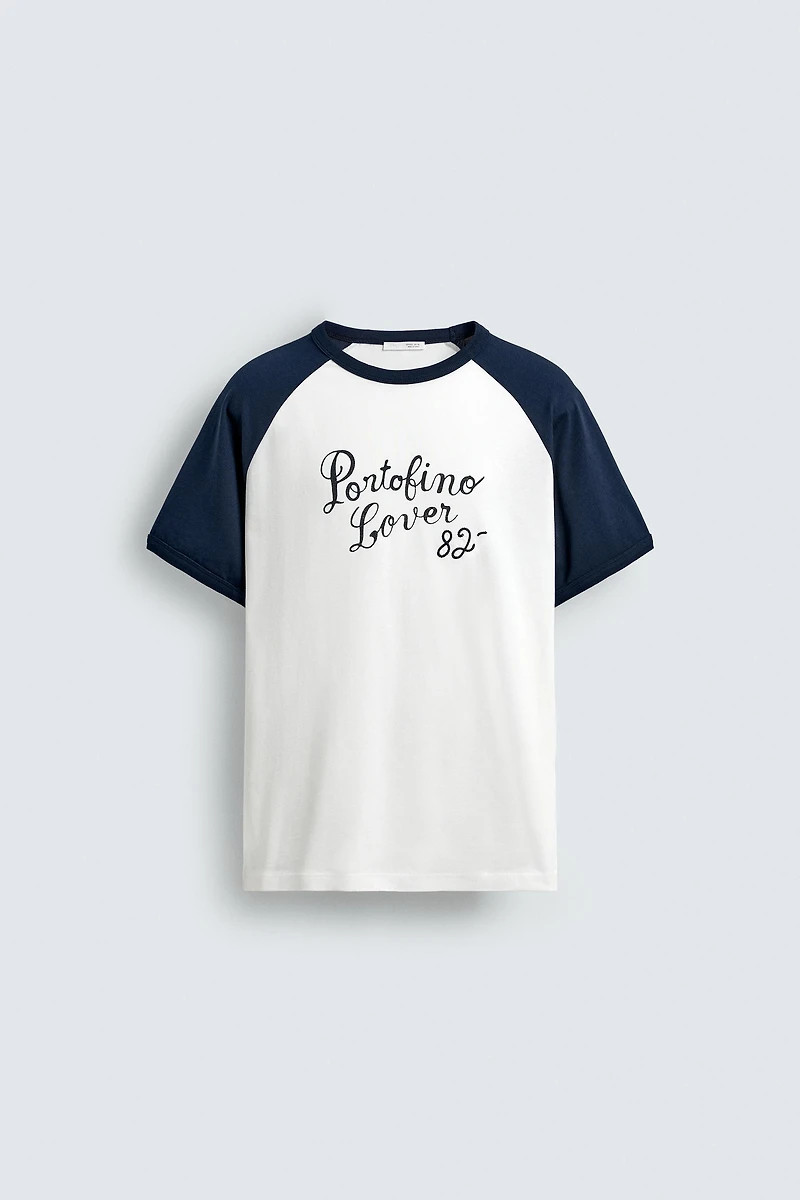 COLORBLOCK PORTOFINO TEXT T-SHIRT