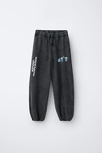 WASHED EFFECT JOGGER PANTS KPOP DEMON HUNTERS™ NETFLIX ©