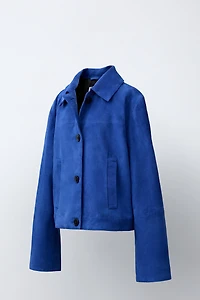 100% LEATHER SUEDE JACKET