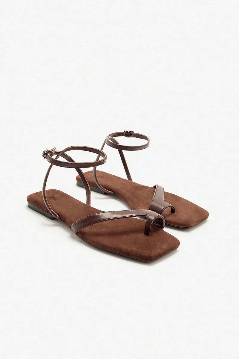 LIMITED EDITION FLAT SUEDE SANDALS