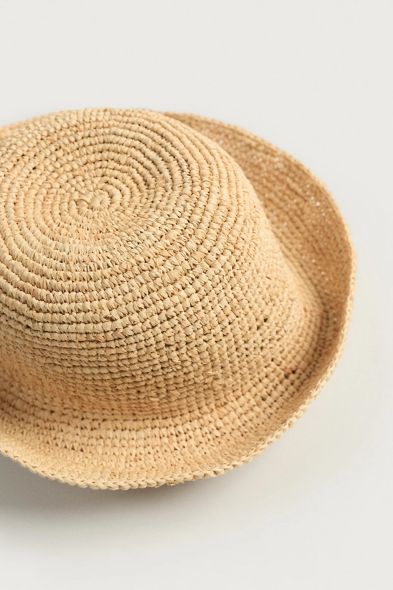 CHAPEAU BOB EN RAPHIA
