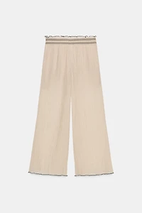 CULOTTES WITH CONTRASTING SEAMS