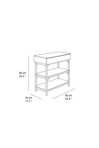 WOODEN STORAGE UNIT