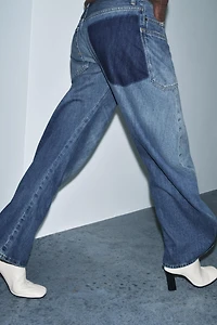 ZW COLLECTION RELAXED LOW-RISE JEANS