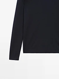 Pull en maille 100 % cachemire à col rond