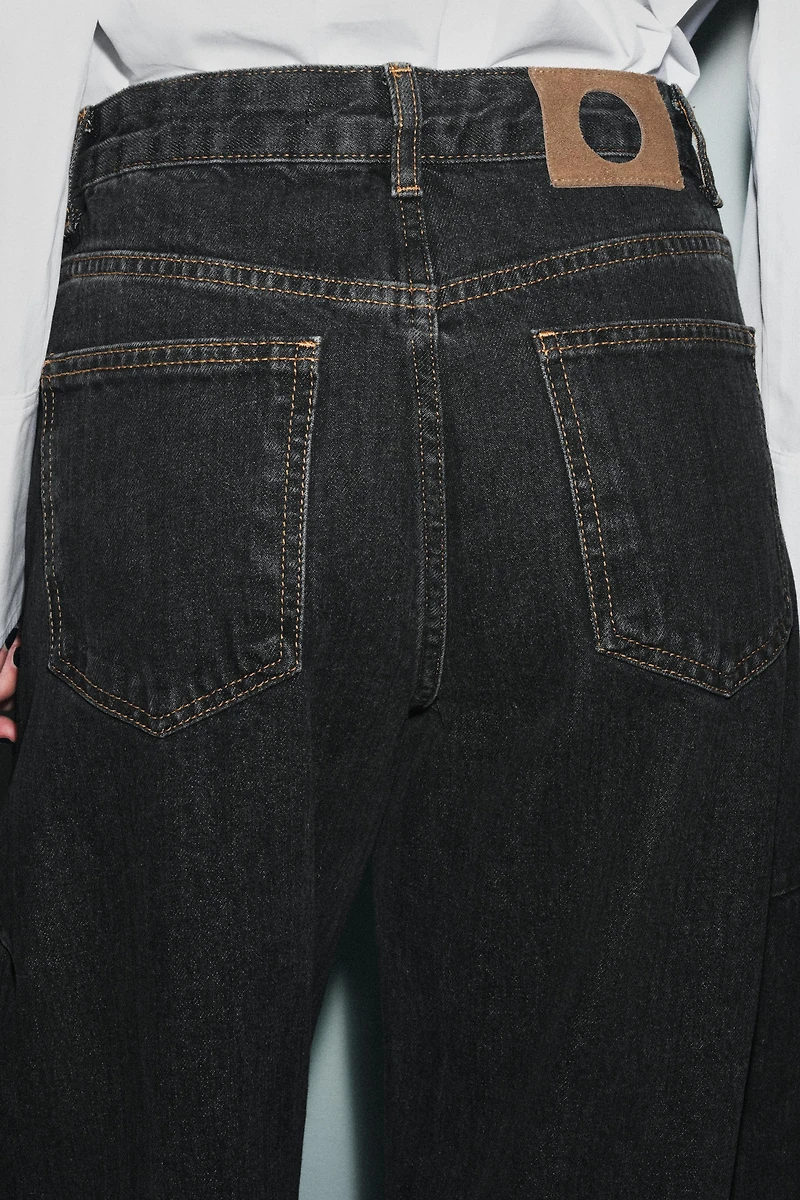 ZW COLLECTION MID-RISE ANKLE BALLOON JEANS