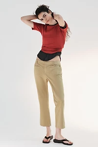 MINI FLARE PANTS WITH POCKETS