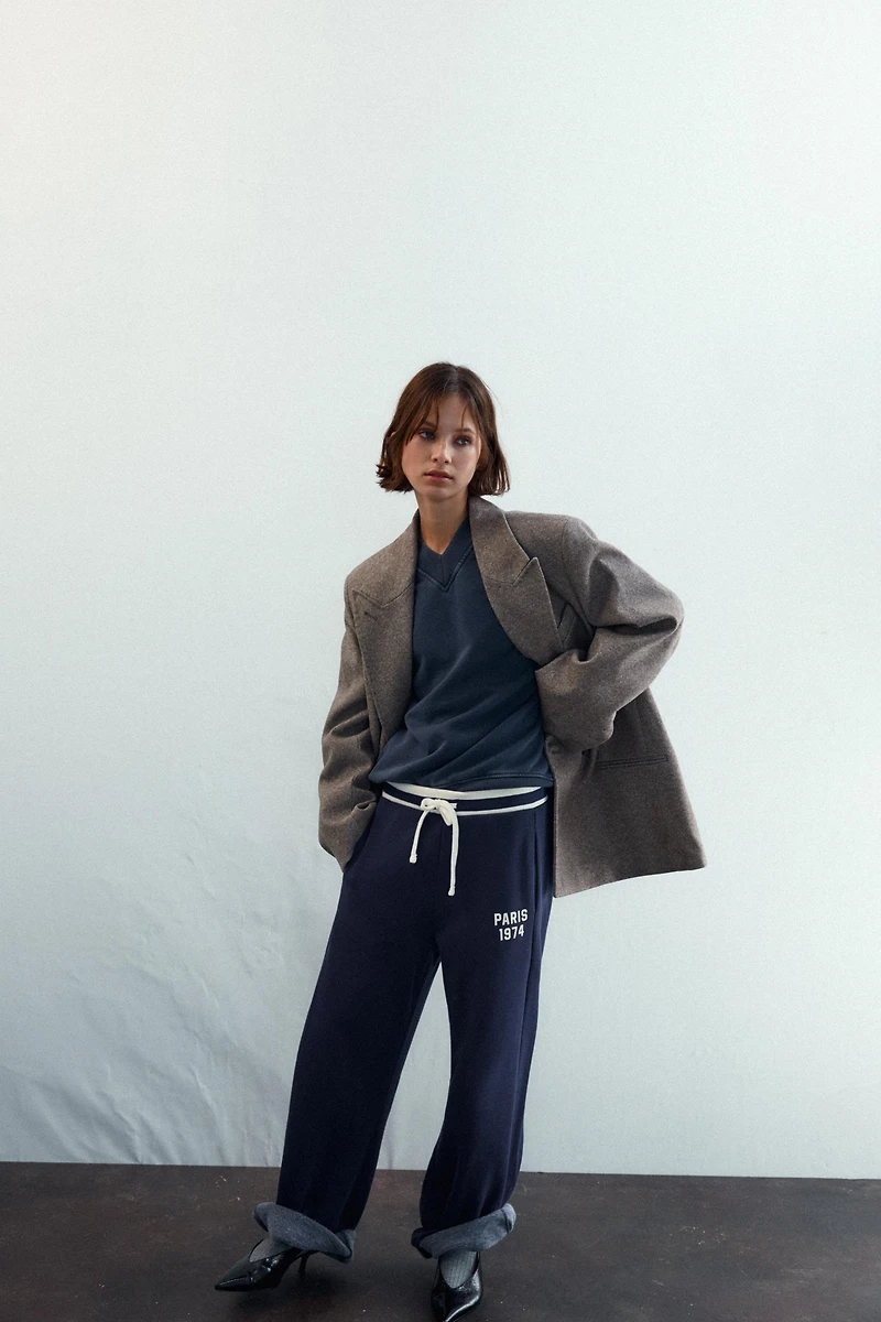 VESTE À ÉPAULETTES CHEVRON