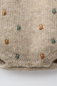 SMALL BALL KNIT JUMPSUIT
