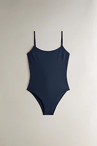 MAILLOT DE BAIN PLAGE À FINES BRETELLES