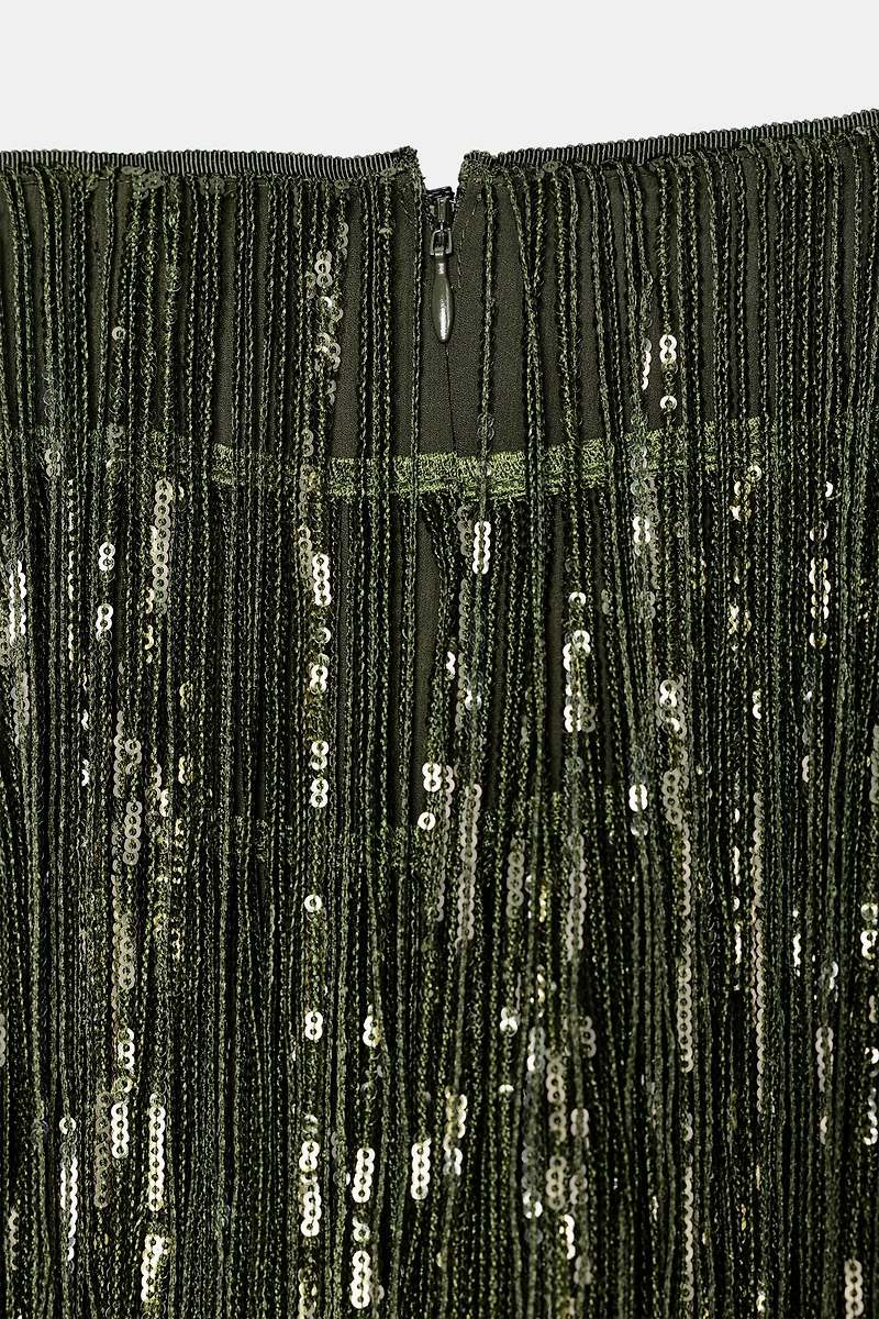 ZW COLLECTION LIMITED EDITION FRINGED SEQUIN SKIRT