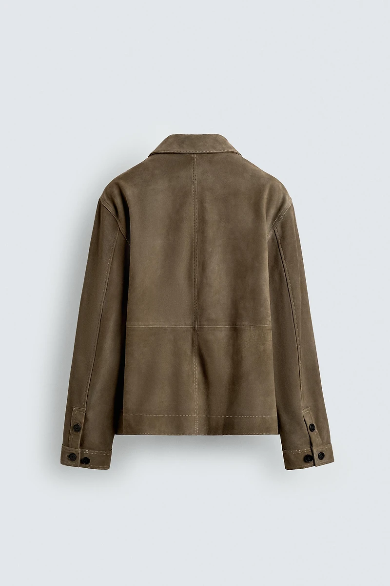 SUEDE POCKET JACKET
