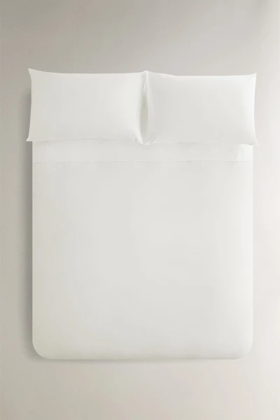 HOUSSE DE COUETTE PERCALE COTON (500 FILS)