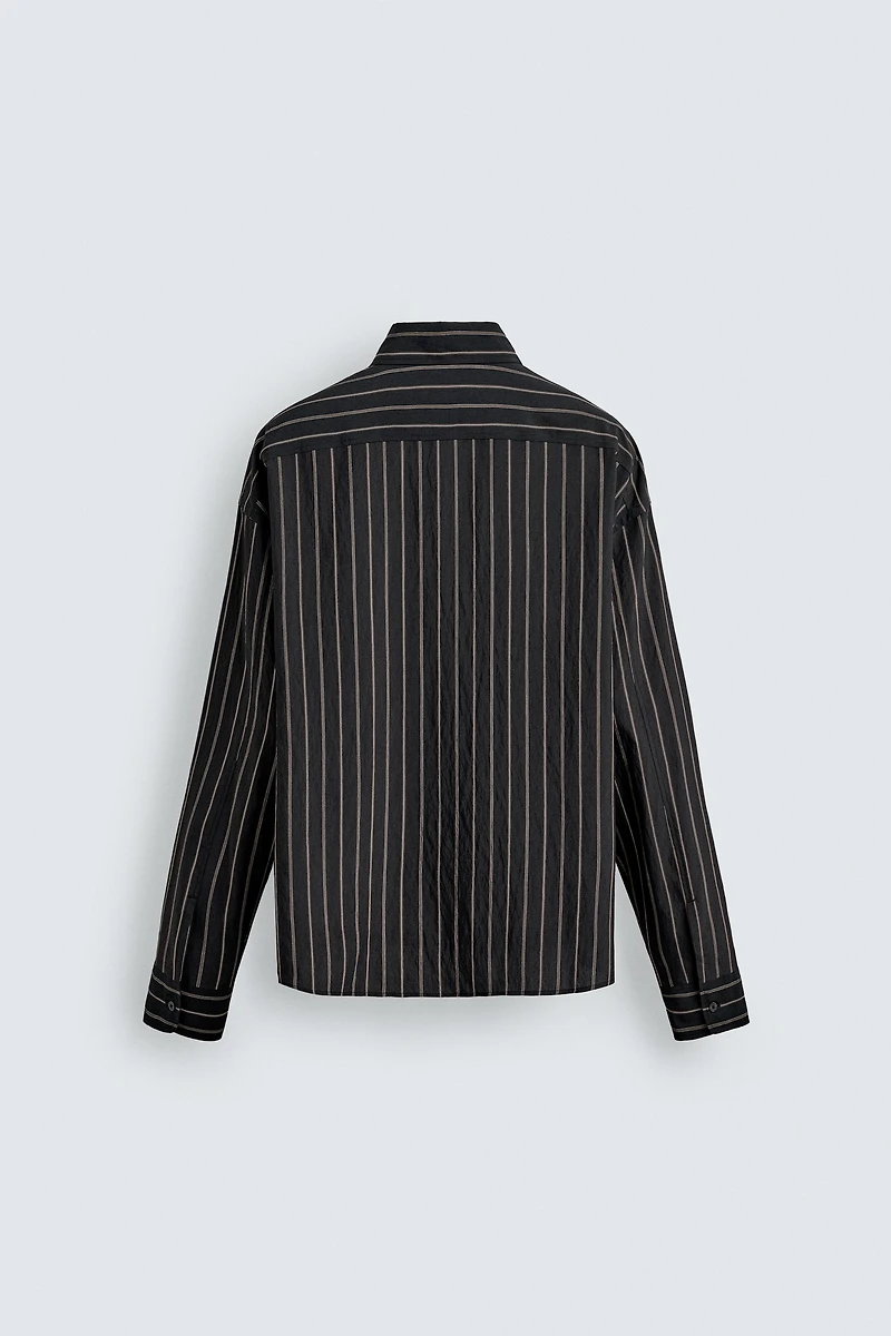 FLOWY STRIPED SHIRT