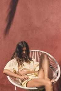 OVERSIZED STRIPED POPLIN SHIRT