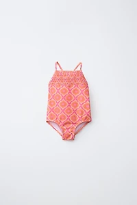 1-6 YEARS / SUN PRINT SWIMSUIT