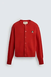 MINNIE MOUSE PATCH CARDIGAN HARRY LAMBERT FOR ZARA X DISNEY