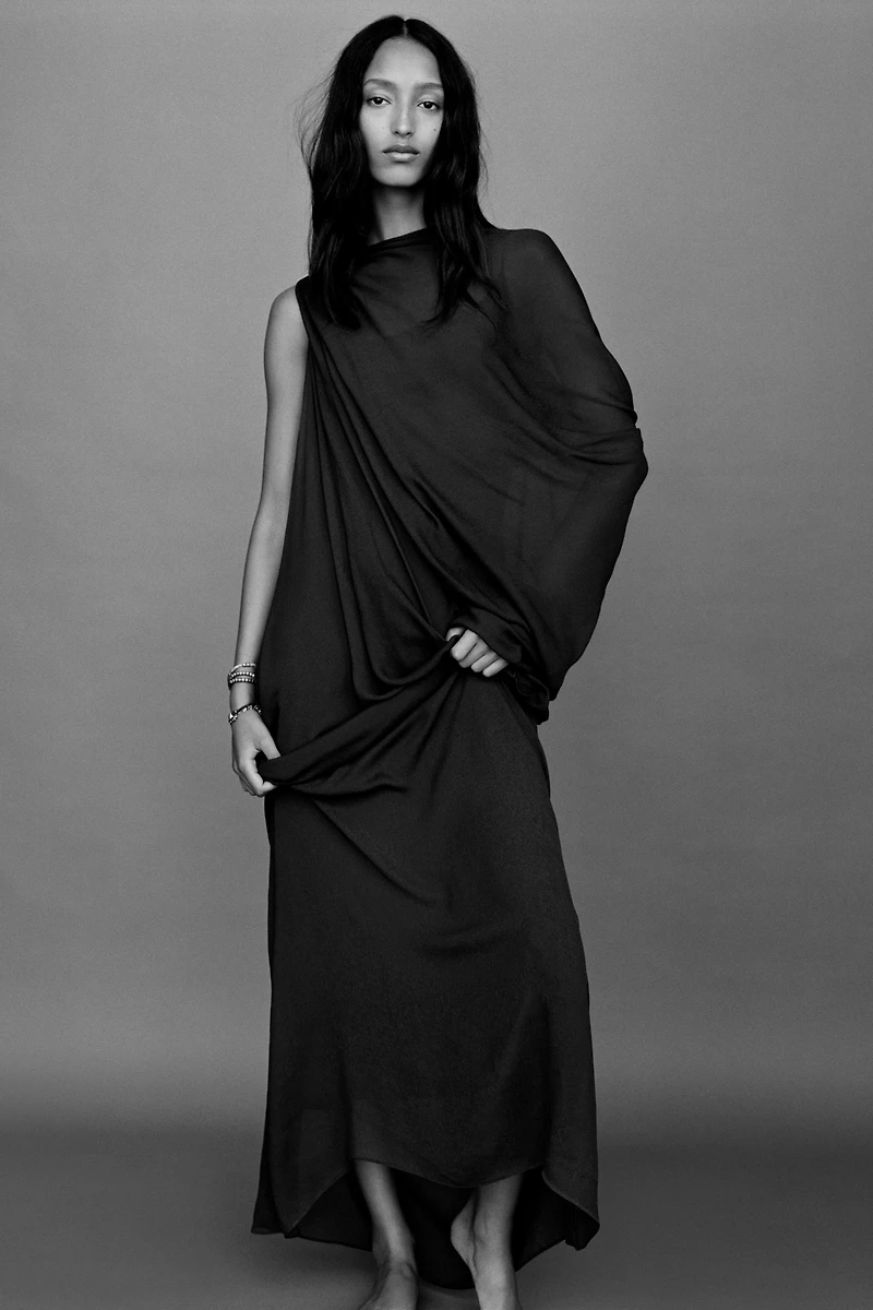 LIMITED EDITION MULTI-POSITION CAPE COMBINATION LONG DRESS