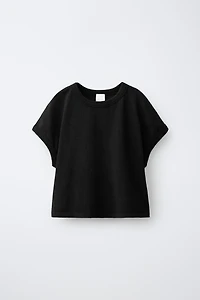 WASHED EFFECT T-SHIRT AND BALLOON PANTS SET