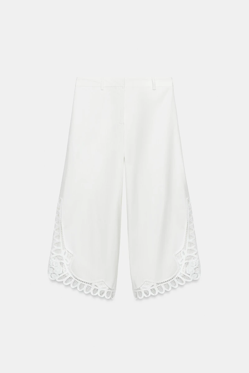 EMBROIDERED TROUSERS ZW COLLECTION