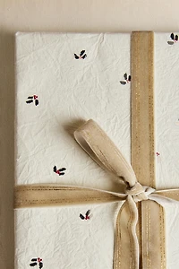 VELVET CHRISTMAS GIFT WRAPPING RIBBON