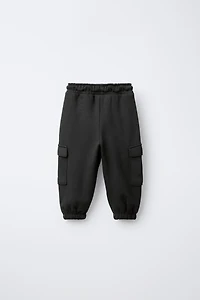 FLEECE CARGO JOGGER PANTS