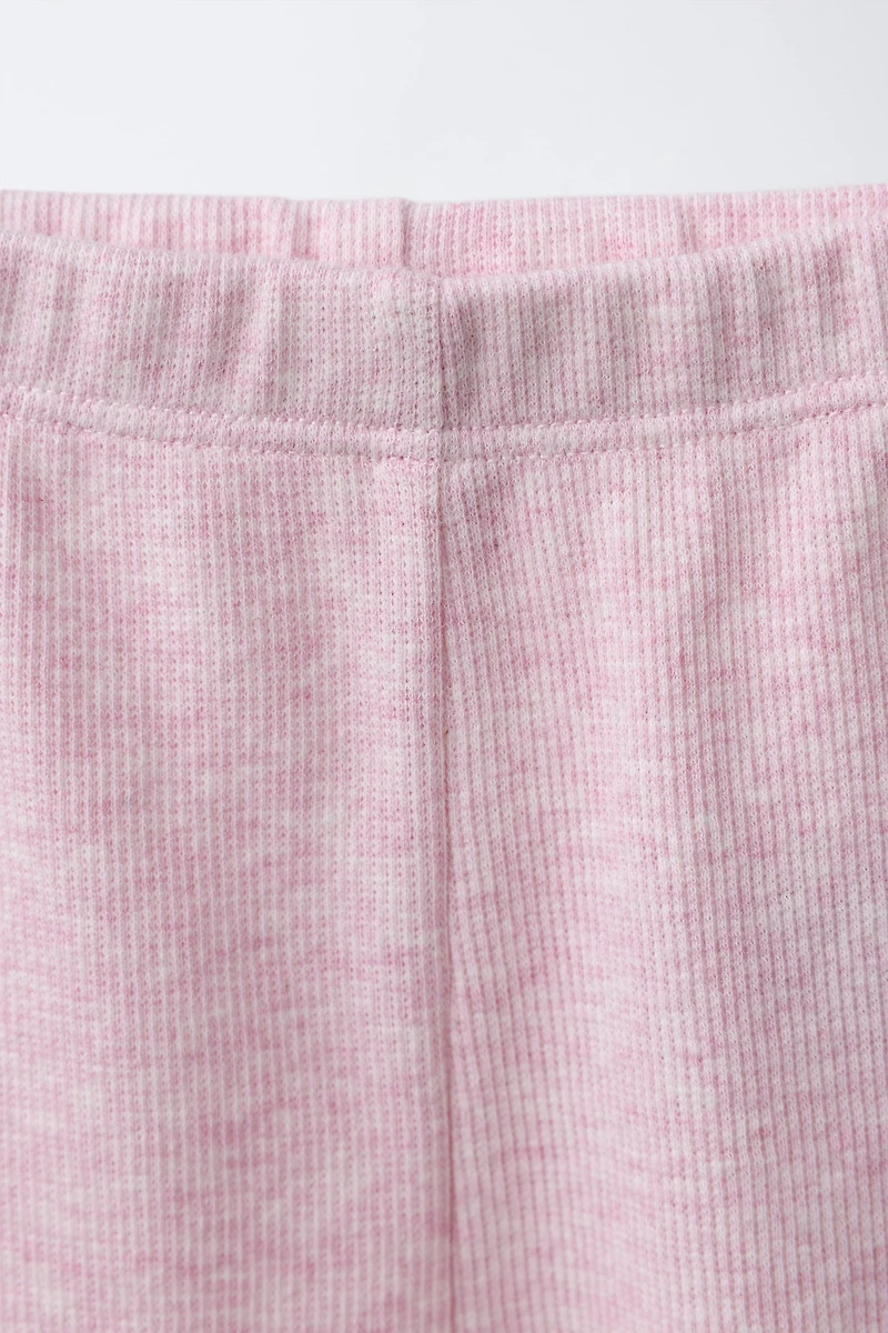THREE-PACK OF RIBBED LEGGINGS
