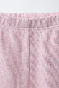 THREE-PACK OF RIBBED LEGGINGS