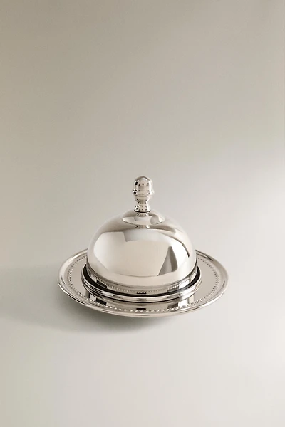 STEEL BUTTER DISH